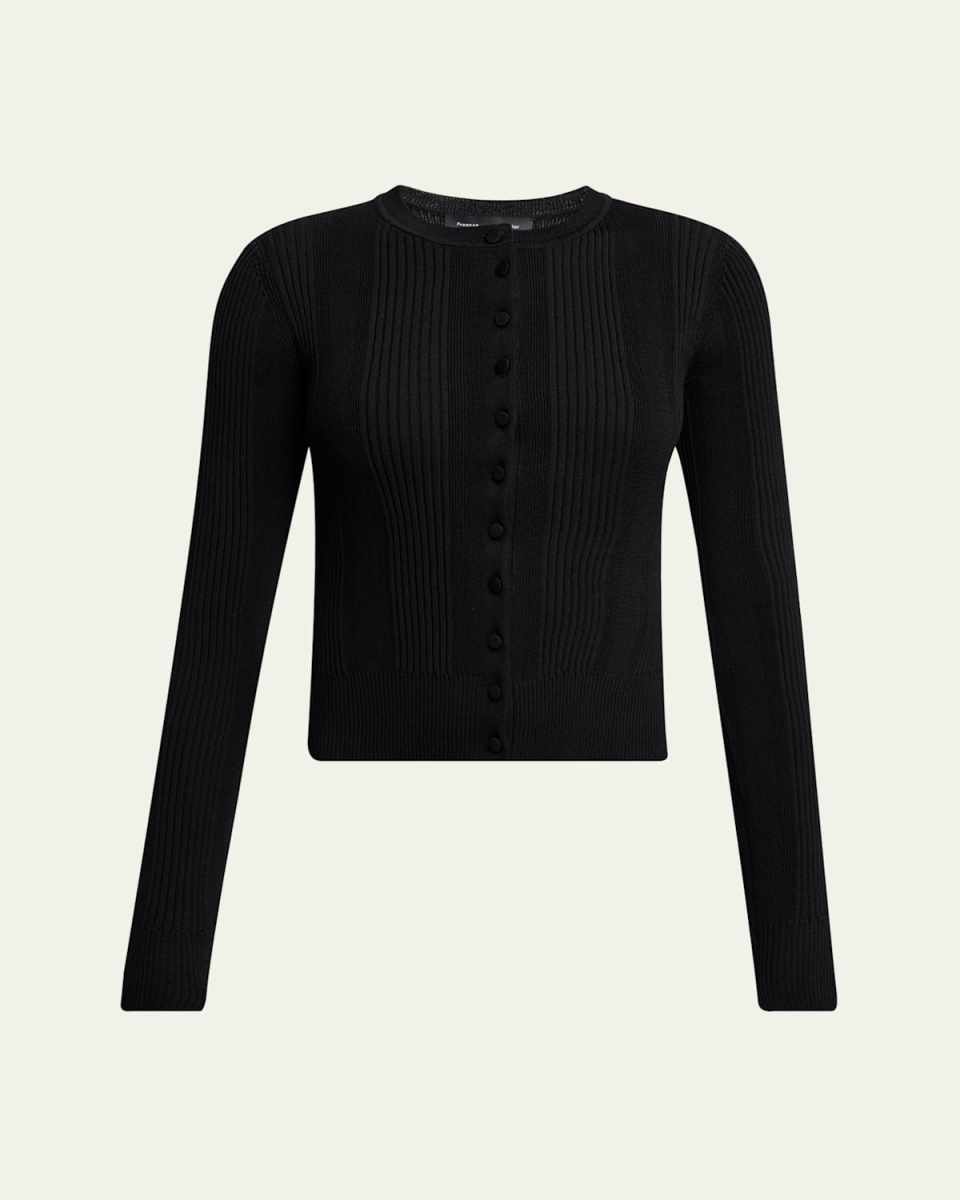 Currin Column Rib Button Down Top